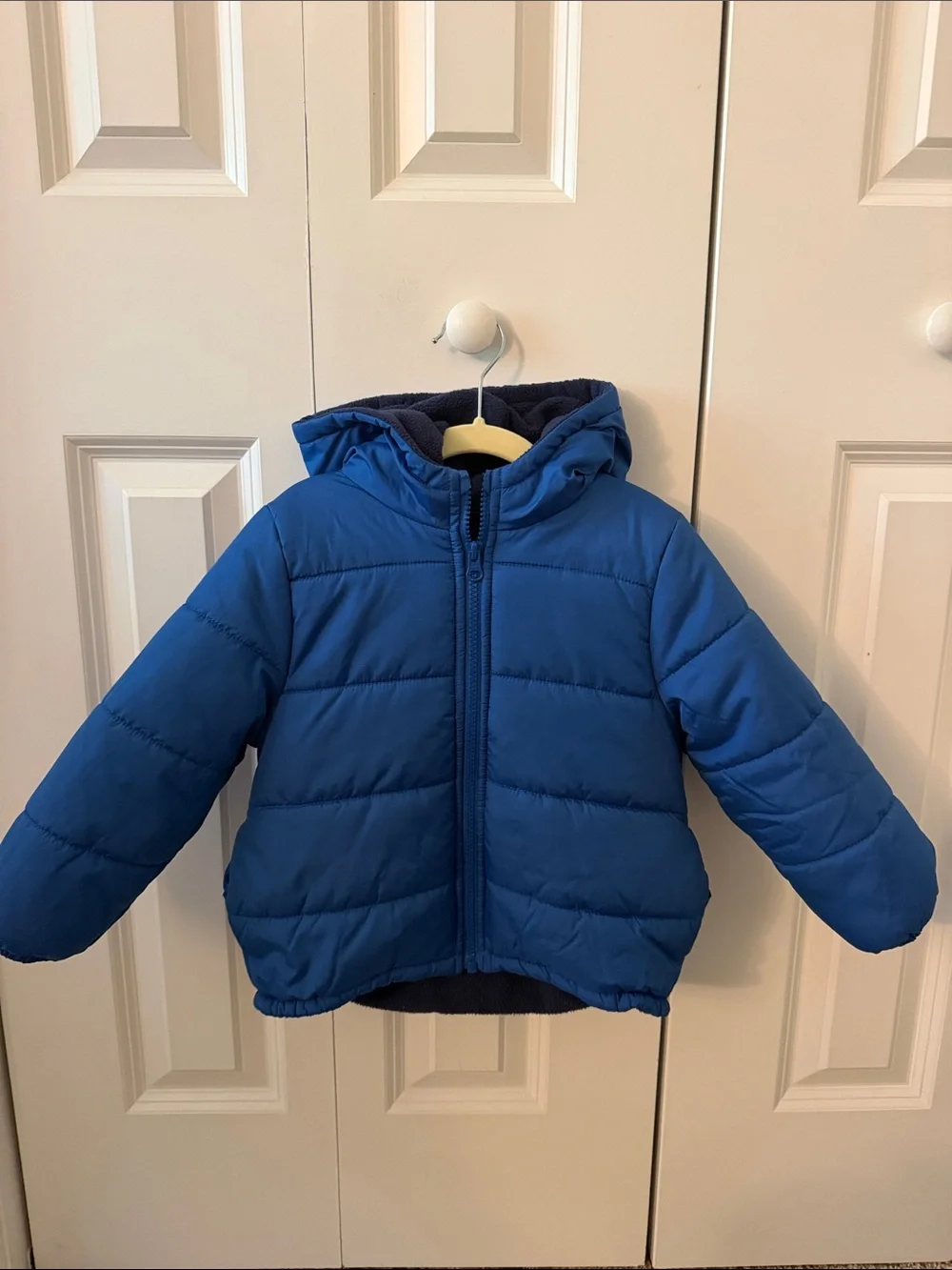Carter's Bright Blue Hooded Puffer Jacket